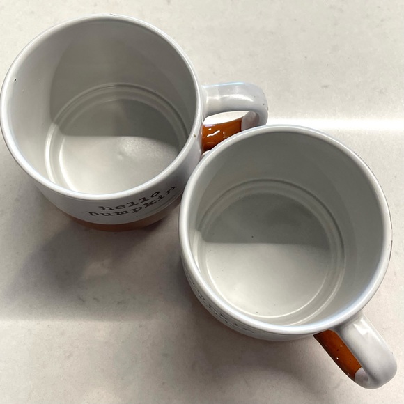 Hello Pumpkin Spice Fall Coffee Mug Set of 2 Ceramic - Picture 6 of 8